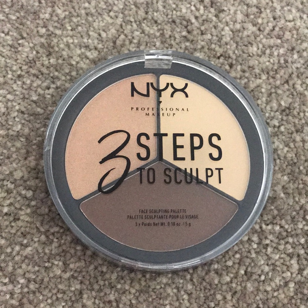 NYX 3 Steps to Sculpt Face Sculpting Palette - Light
